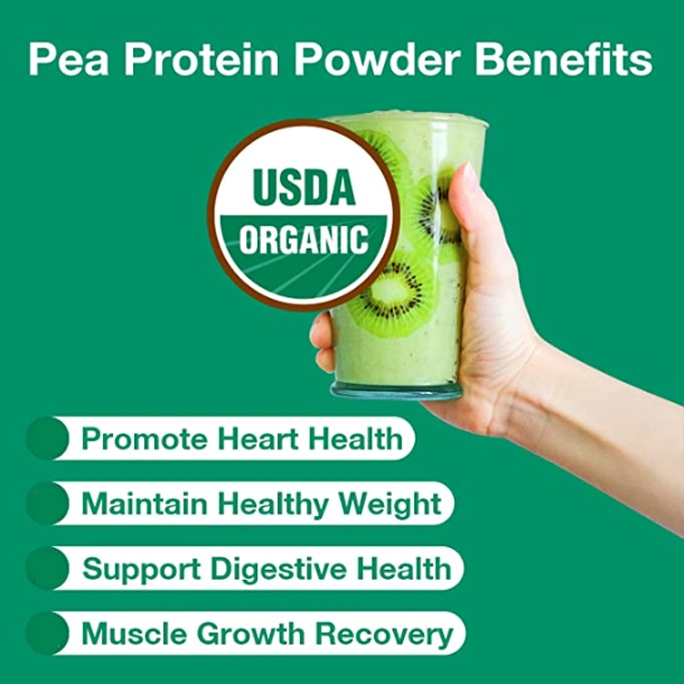 Wholesale Vegan Food Vegetarian Pea Protein Powder Organic Pea Protein Isolate