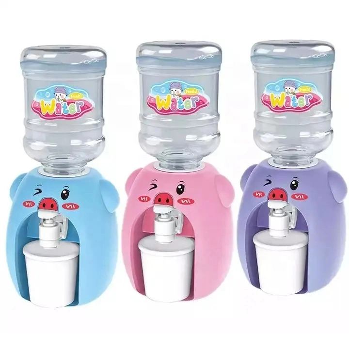 Wholesale Children Toys Kids Educational Interesting Role Playset Pretend Simulated Carton Pig Shape Colorful Water Dispenser for Kids