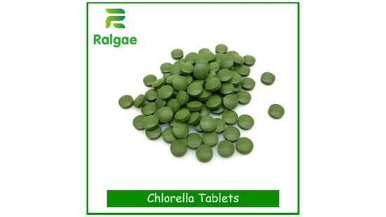 Natürliche zertifizierte Superfood-Algen-Chlorella-Tabletten, veganes Protein