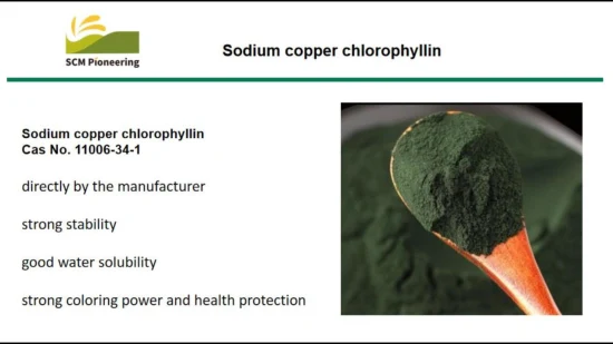 Natriumkupfer-Chlorophyllin, natürliche Farbstoffe für Lebensmittel/Kosmetik/pharmazeutische Chemikalien