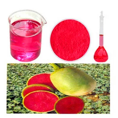 Natürliches Lebensmittelfarbstoffpigment Rettich Rote Rettichfarbe